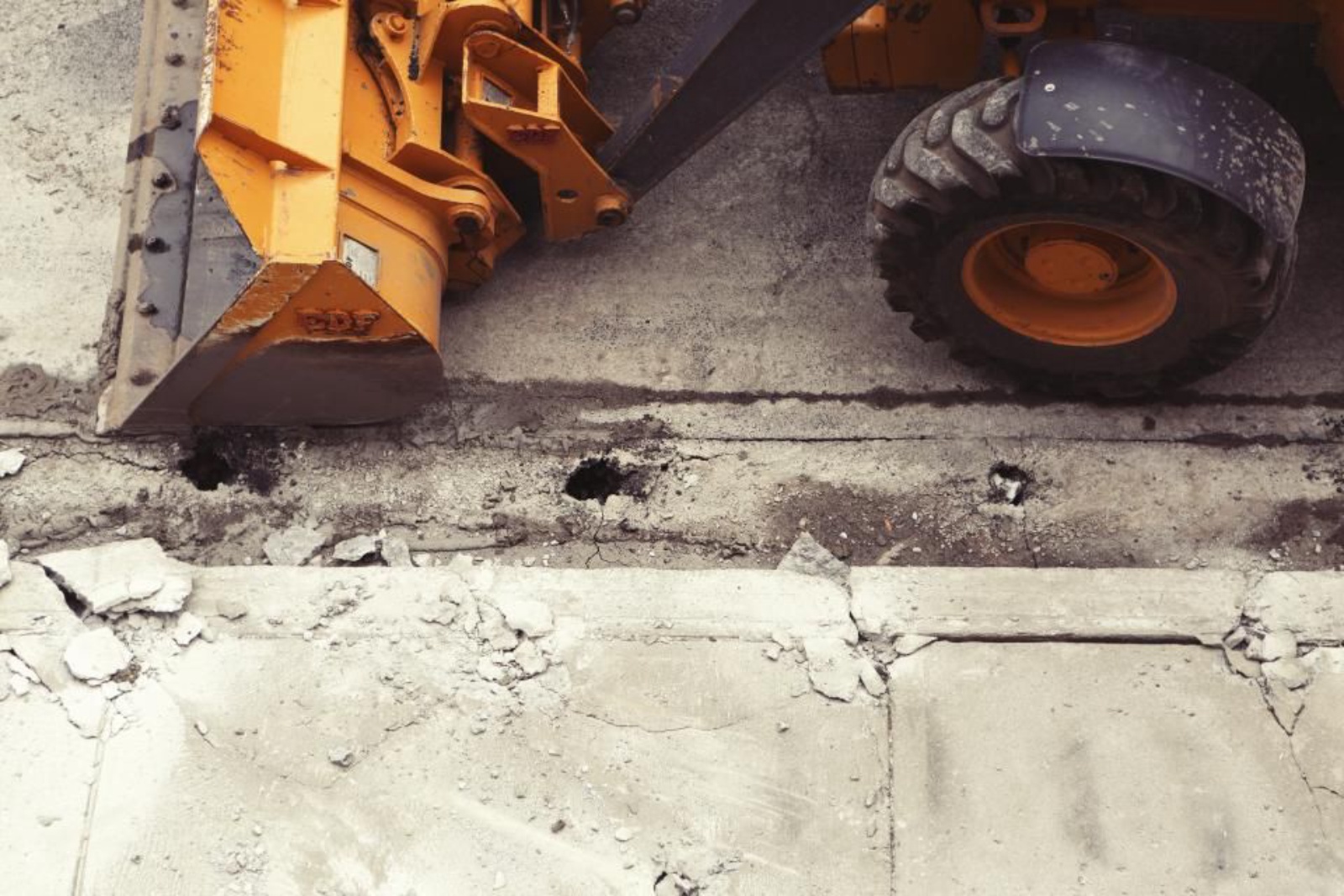 Chantier de fondations
